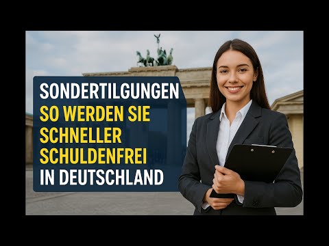 Special repayments explained simply: How to become debt-free faster with your real estate loan!