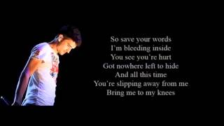 The Wanted - Love Sewn (Lyrics)