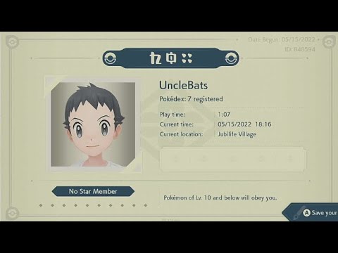 Uncle Bats plays Pokemon Legends Arceus #1