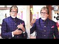 Amitabh Bachchan Rehearsing His Speech For Banega Swasth India Campaign Season 6 LehrenTV