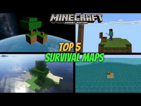 Top 5 survival map #2 || Minecraft bedrock || Hindi || Lh gaming ||