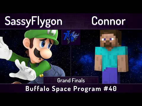 BSSP # 40 | SassyFlygon (Luigi) vs Connor (Steve) | Grand Finals | SSBU Ultimate Tournament