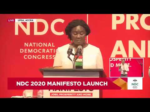 NDC 2020 Manifesto Launch #NDCManifesto