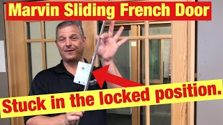 Stuck Lock On A Marvin Ultimate Sliding French Door