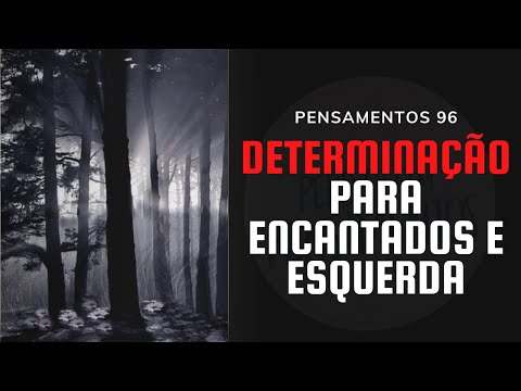 Pensamentos 96 - Determinação para Encantados e Esquerda