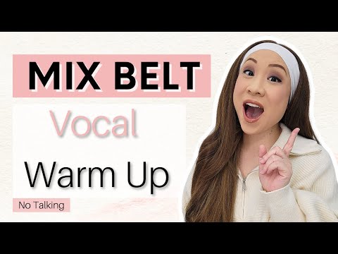 MIX BELT Vocal Warm Up No Talking (Mezzo-Soprano Range)