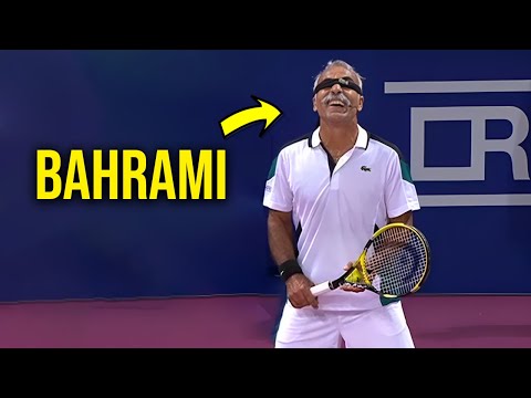 FUNNIEST Tennis Match EVER You Won't Stop Laughing! #4 (Mansour Bahrami Mic'd UP Trick Shots)
