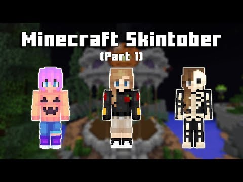 A1yssa - Minecraft Skintober Halloween Skins! (Part 1) | Speedpaint (Downloads in description)