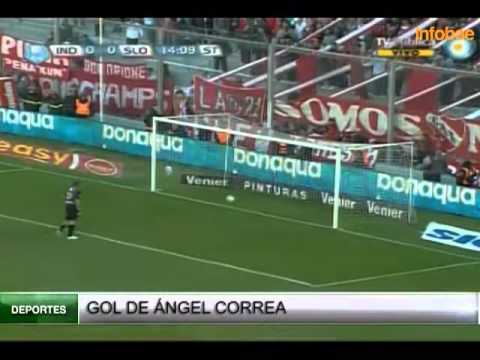 Gol de Correa. San Lorenzo 1 - Independiente 0. Torneo Final. (infobae.com)
