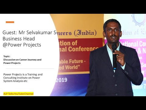 Guest: Mr Selvakumar S-Business Head|Power Projects-Training & Consultation on Power System Analysis
