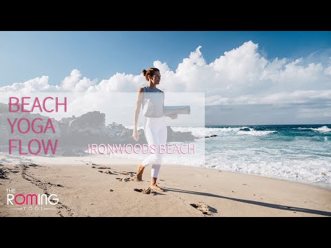 Maui gentle flow beach yoga