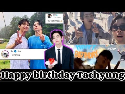 Members wishing birthday to Taehyung 2022|Kim Taehyung birthday|BTS