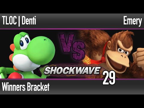 SW 29 Wii U - TLOC | Denti (Yoshi) vs Emery (DK) - Winners Bracket