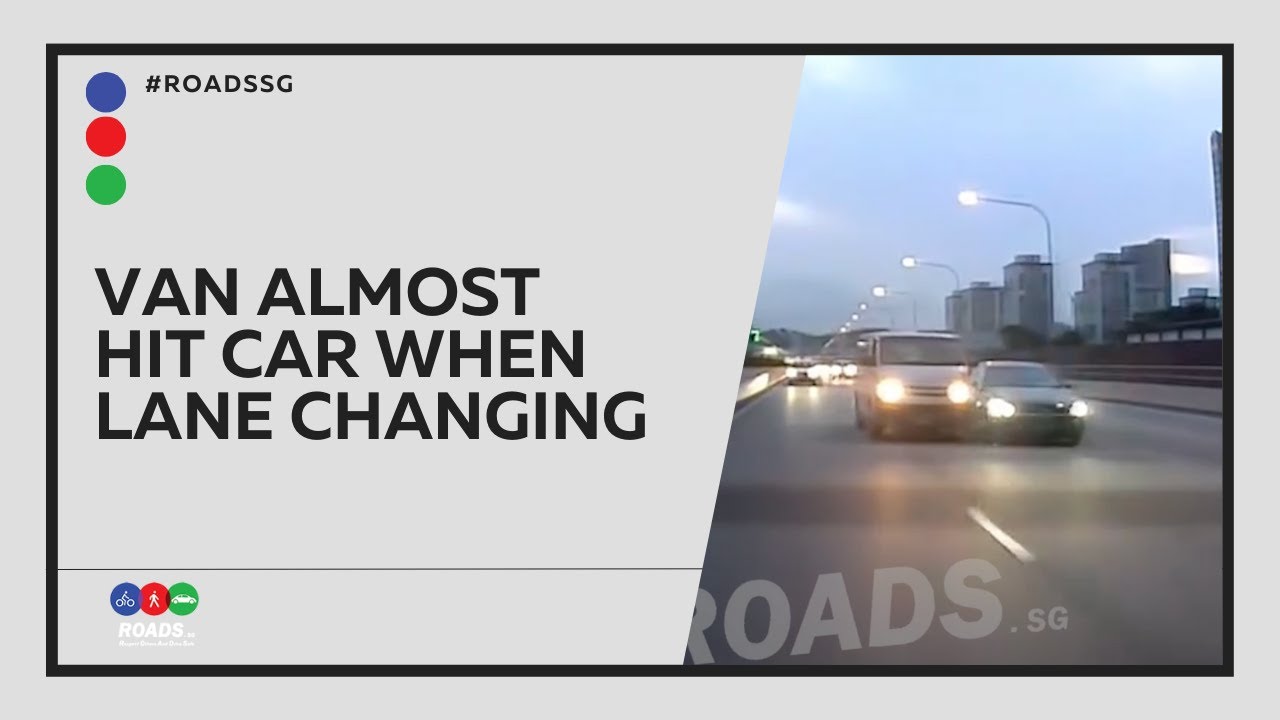 Van Almost Hit Car When Lane Changing