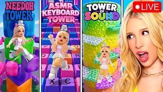 😱 EVERYTIME I FALL I SWITCH OBBY TOWERS ON ROBLOX... *HURRY AND JOIN*