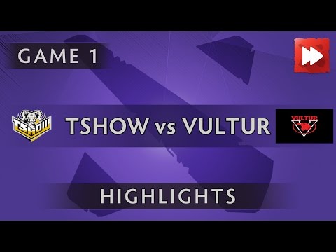 TShow vs VULTUR TEAM [Game 1] World Electronic Sports Games International - Dota Highlights
