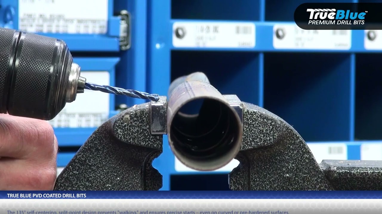 True Blue PVD Coated Drill Bits