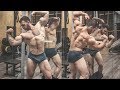 Beautiful Muscle Man Flexing Hard After Muscle Pumping