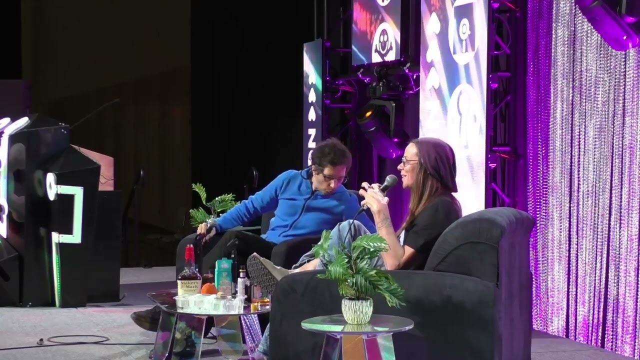Title: DEF CON 32 - DEF CON Unplugged: Cocktails & Cyber with Jeff & Jen - Jen Easterly, Jeff Moss