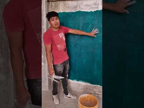 Se puede aplicar estuco sobre pintura?  #estuco #pintura #albañil #acabadosdeconstrucción