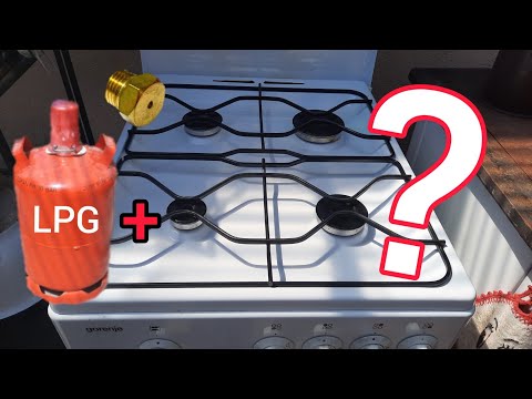 Gasherd einfach Umrüsten auf LPG/Propan/Flaschengas und anschliessen für Outdoorküche