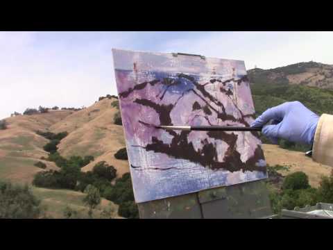 plein air painting mt. diablo part one
