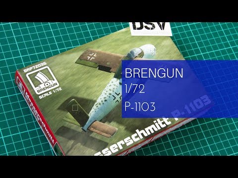 Brengun 1/72 Messerschmitt Me P.1103 Rocket Fighter # P72036 