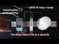 How To Use Relay And Circuit Breaker To Control A Bulb Self Locking