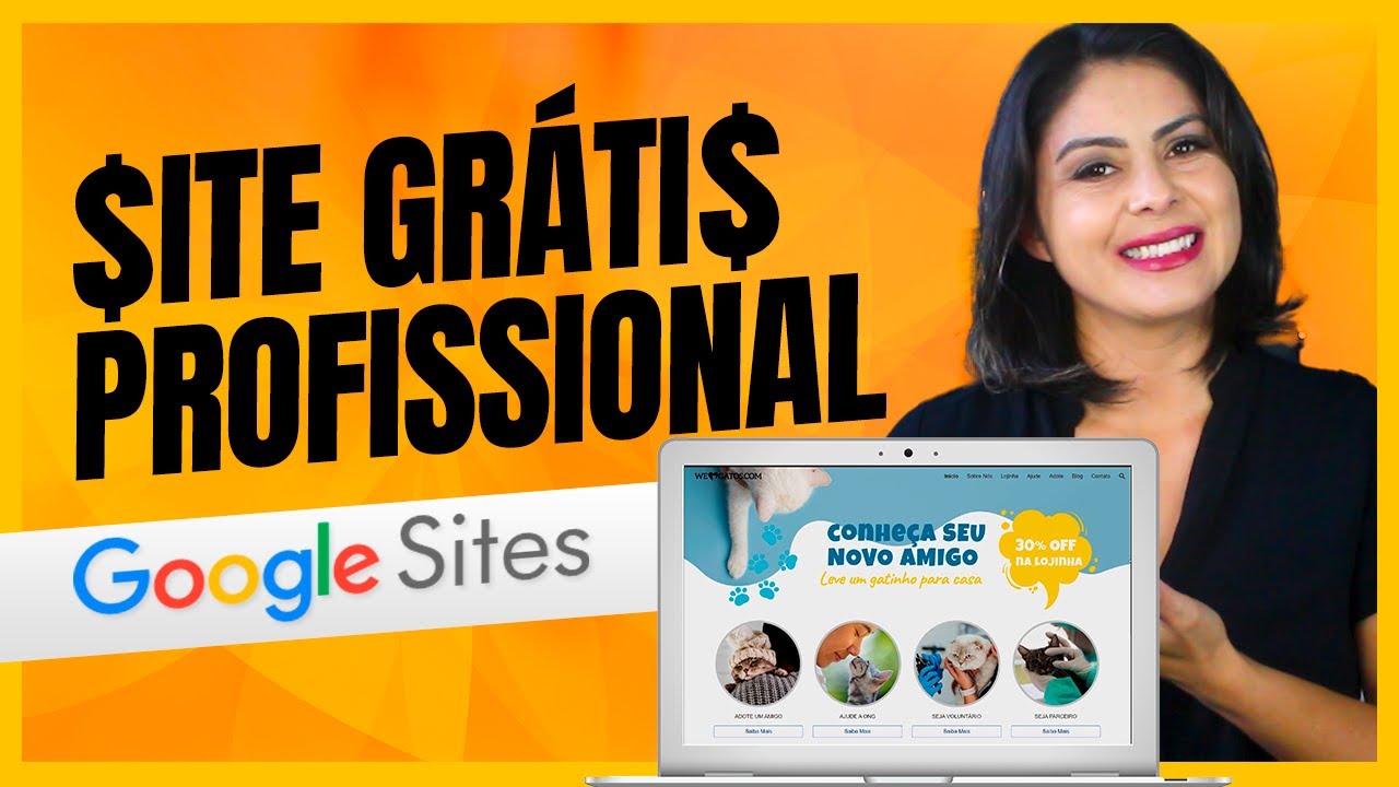 SITE 100% GRÁTIS com Google Sites - Faça para Vender e Gerar Renda Extra [Parte 1 de 5]