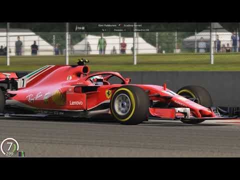 Ferrari f1 2018 vs Lamborghini Gallardo LP7777 SL Quad Turbo - silverstone national