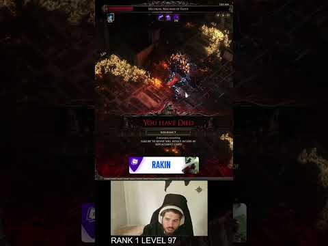 Rank 1 HC SSF Player RIP in Fate Of The Vaal! #poe2 #pathofexile2 #gaming