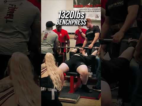 1320lbs Benchpress All Time World Record | Jimmy Kolb #shorts #powerlifting #bodybuilding