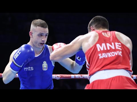 Jovan Nikolić (SRB) vs. Stefan Savković (MNE) European Boxing Championships 2024 QF's (71kg)
