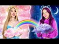 Day Girl Vs Night Girl At School Moon Girl Sun Girl And Star Girl