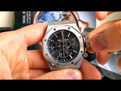 How To Set Time, Date and Chronograph on a Luxury Watch - Audemars Piguet