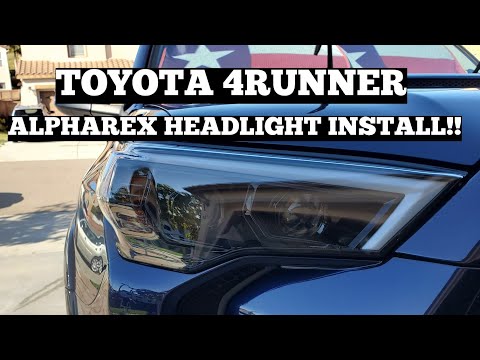Alpharex Pro Series Headlight Install On The 5th Gen Toyota 4runner