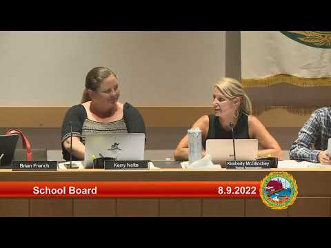 8.9.2022 School Board