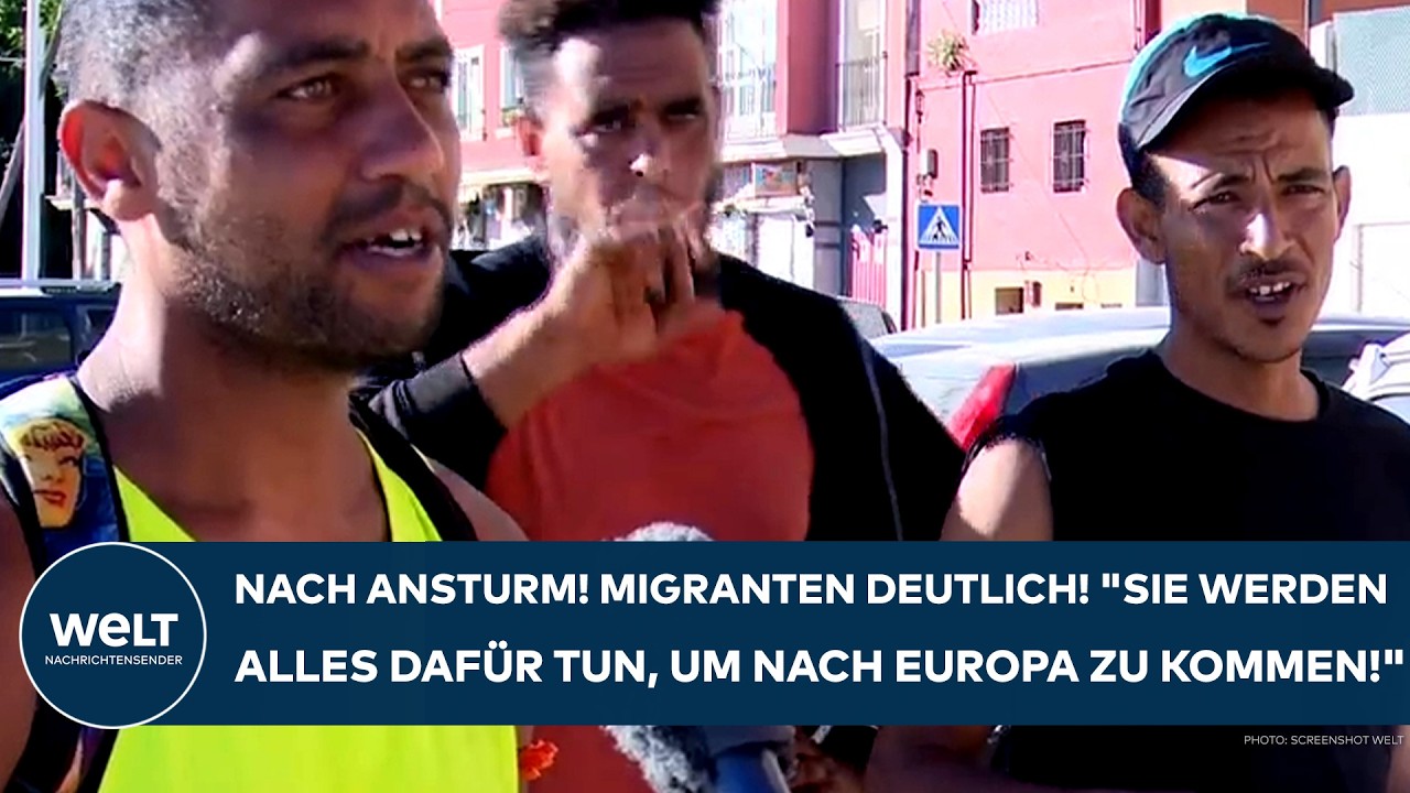CEUTA: Nach Ansturm! Migranten deutlich! "Sie werden alles dafür tun, um nach Europa zu kommen!"