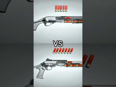 Remington 870 🆚 Benelli M4 #shorts