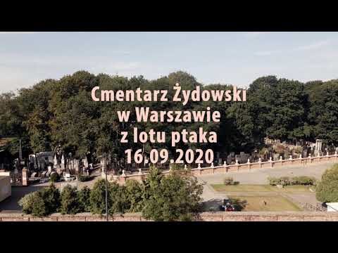 Cmentarz Żydowski  w Warszawie z lotu ptaka - 16.09.2020 r.