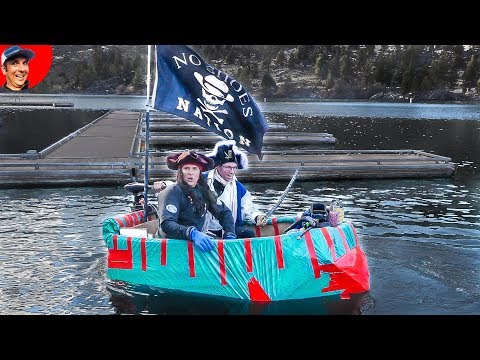 How to Build a Cardboard Boat that Floats (Full Episode) Video