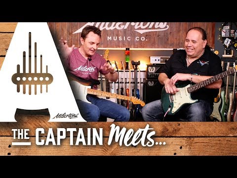 The Captain Meets John Cruz from the Fender Custom Shop!