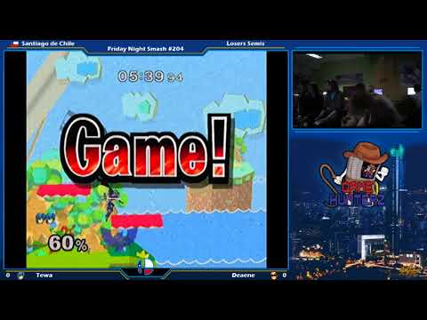 FNS #204 SSBM - Tewa (Marth) vs Deaene (C. Falcon) - Losers Semis