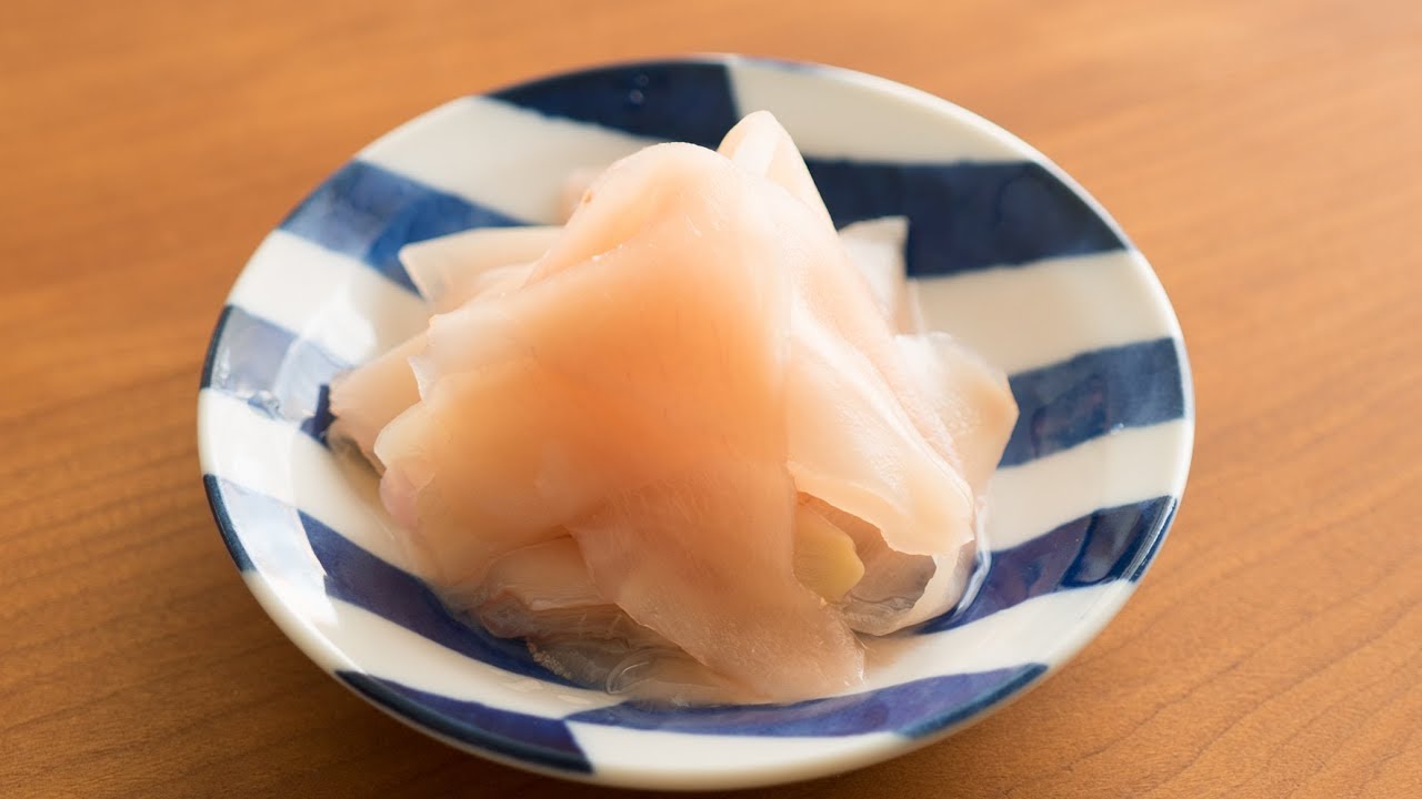 「新生姜の甘酢漬け」の作り方