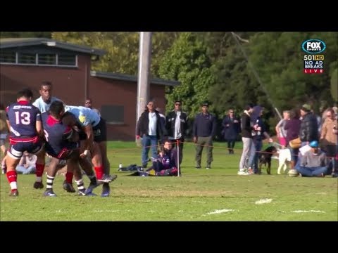 Eroni Sau thunderous hit on Ikapote Tupai