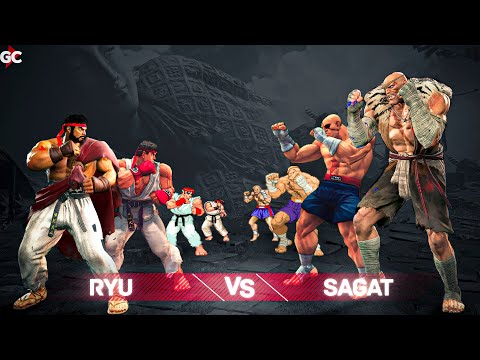 Evolution of RYU vs SAGAT Fight (1987 - 2025) | 2K 60FPS