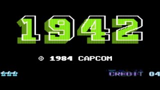 "1942" ✈War Game  by Capcom Released for Arcades in 1984