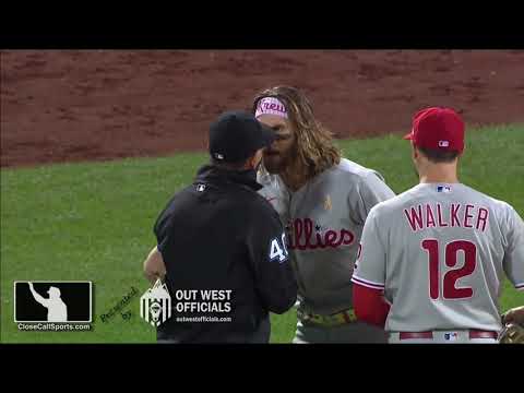 Ejection 51 - Umpire Roberto Ortiz Ejects Bryce Harper During Mid-Inning Foul Ball Argument