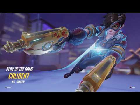 Overwatch Smurf Tracer PotG Team Wipe