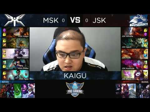 Pro Gaming Series 2017 Summer Split Week 1 Day 1 - MSK vs JSK
